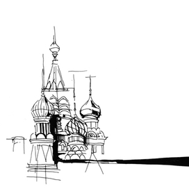 Москва в почеркушках