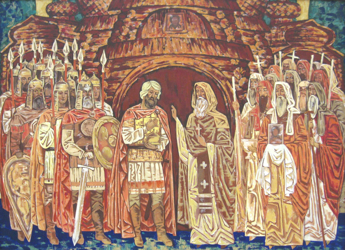 Благословение Дмитрия Донского 170х120