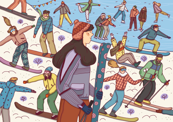 Зимние развлечения