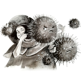 Работа к инктоберу