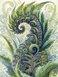 Папоротниковые узоры