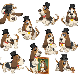 Собачка для учебника английского языка