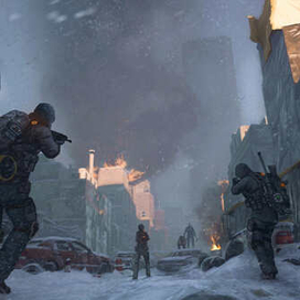 The Division: meeting with the hunter (fanart)