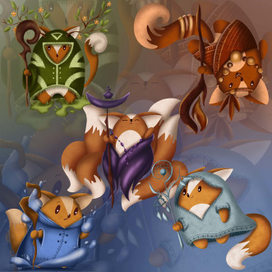 Обложка серии Шаманов стихий