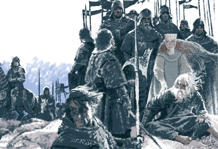 Король Лир. Плен.Эскиз