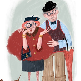 Интеллигентная пара