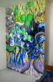 Роспись стены на заказ