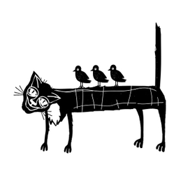 Пожилой кот