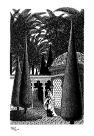 Иллюстрация к сказке из сборника &quot;Тысяча и одна ночь&quot; для издательства &quot;Терра&quot;