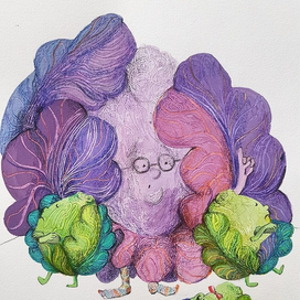 Бабушка и внуки 