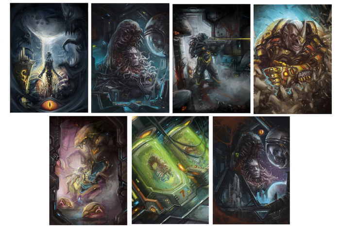 Набор карт для проекта "Star Crusade CCG"