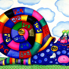 Игровой разворотв книгу-развивашку.