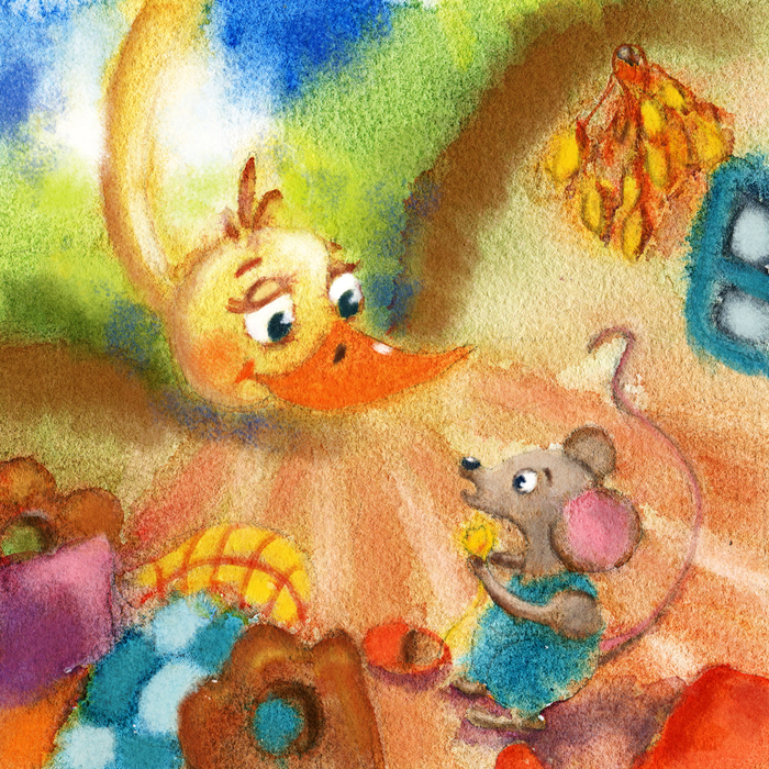 Украли страусёночка