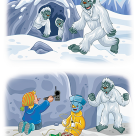 Иллюстрация к книге про Самоделкина и Карандаша