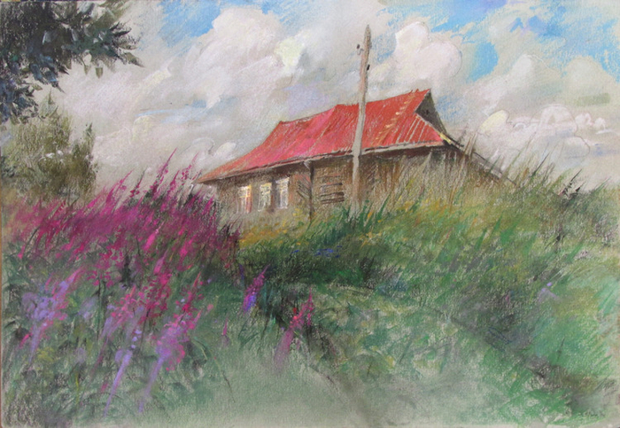 "Хроники умирающей деревни" Новая крыша.