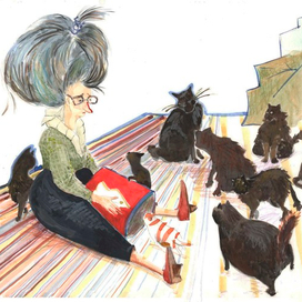 Голодные коты.