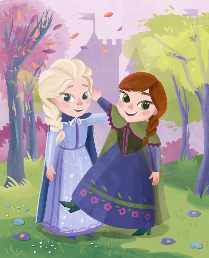 Фан-Арт «холодное сердце» 