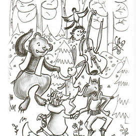 Ил. к книге "Сказки для взрослых и детей" Панбэлла, 2023