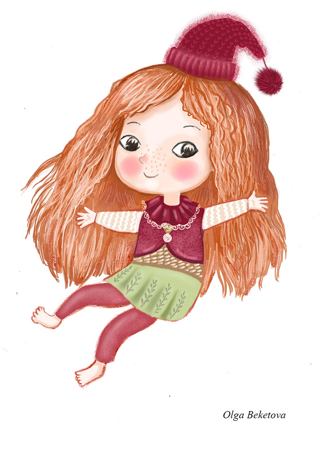 Феечка прыгает