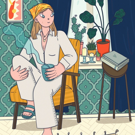 Девушка у окна