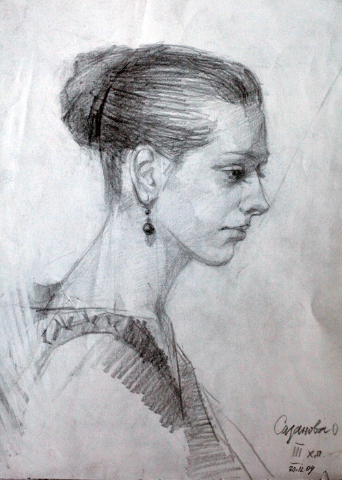 Юная красавица