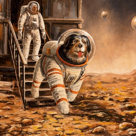 Собака на марсе 