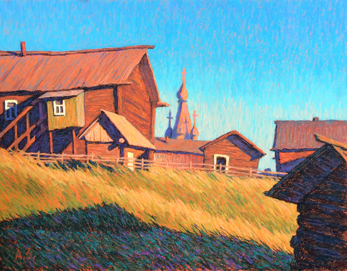 В поморской деревне