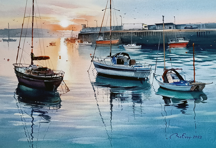 ,,Закат солнца в Скерриес- 3,, 