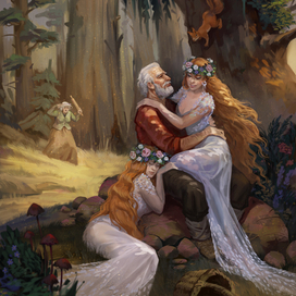 Дедуля пошел за грибами...