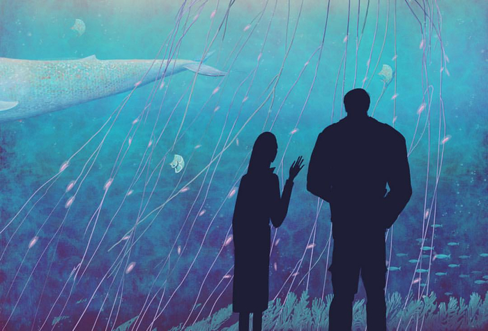 В океанариуме