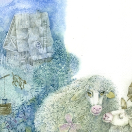 Иллюстрация к книге Л. Стружецкой "Ночь Жука Светлячка" 11