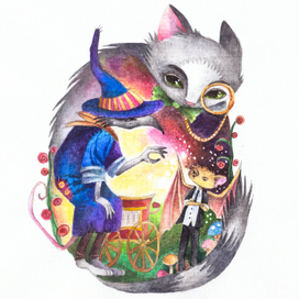 Иллюстрация к сказке Т.Рябинской "Крысюкан"