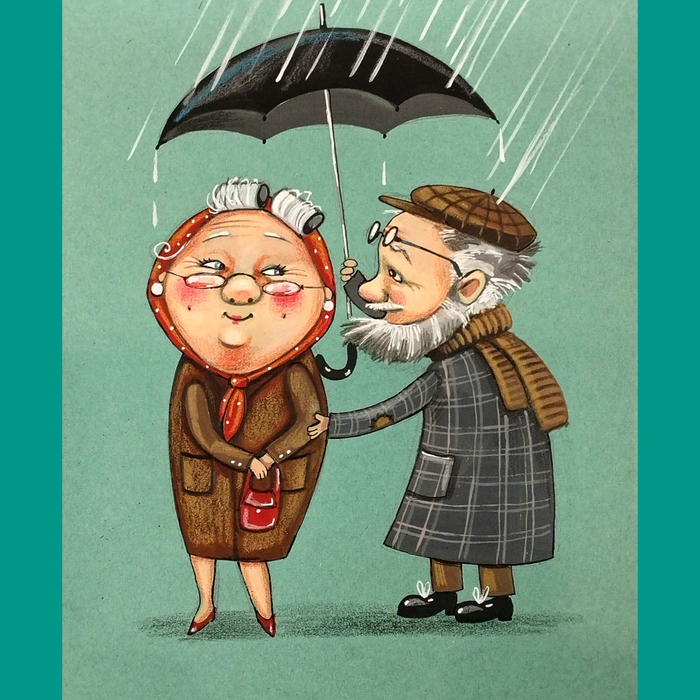 Кокетливая бабуля