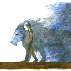 Мальчик и лев