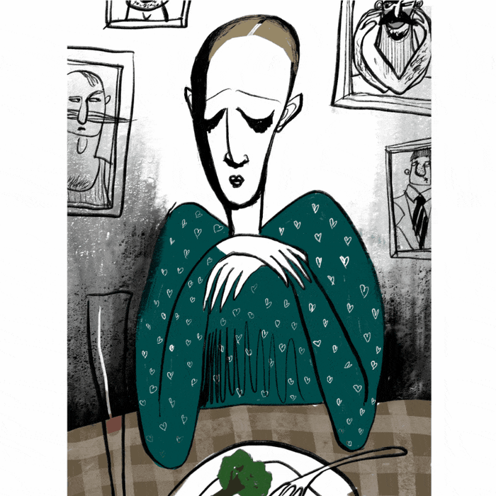 Грустная дама