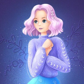 Зимняя русалка