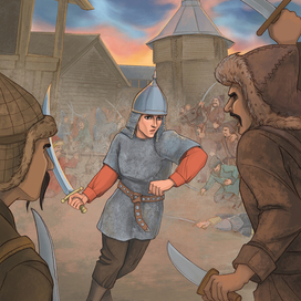 Иллюстрация к книге "Железный медведь"