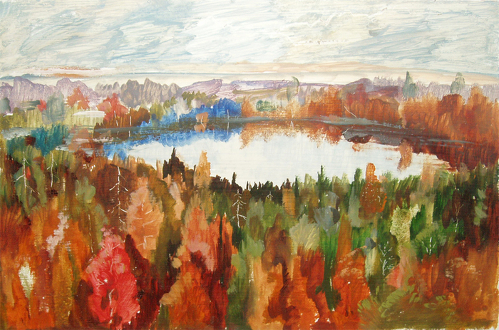 Лесное озеро