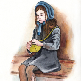 Валентинка из повести "Девочка из города"