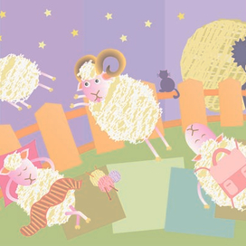 спящий барашек