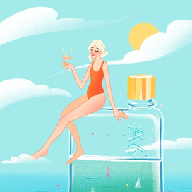 Девочки на пляже