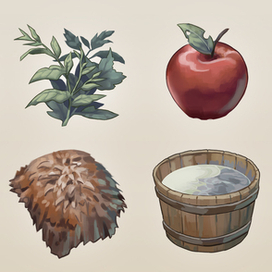 6 иконок для игры 2D game icons