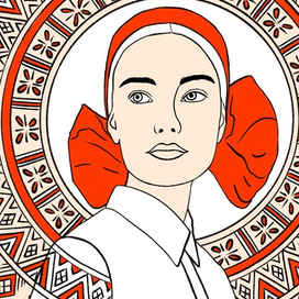 Нордические мотивы. Иллюстрация-принт