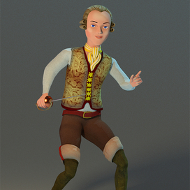 персонаж с клинком