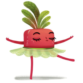 Балерина редиска