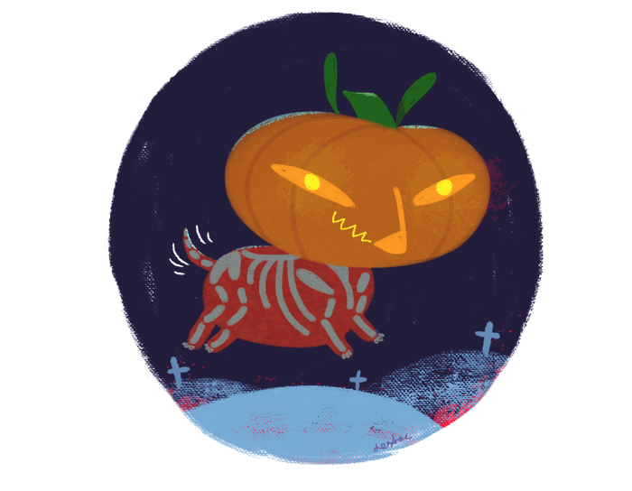 Хэллоуинский пёсик