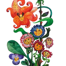 Алиса в Зазеркалье. Сад, где цветы говорили