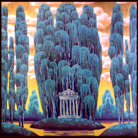 "Остров". холст, акрил. 100х100 см. 2016 г.