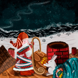 Санта и подарки