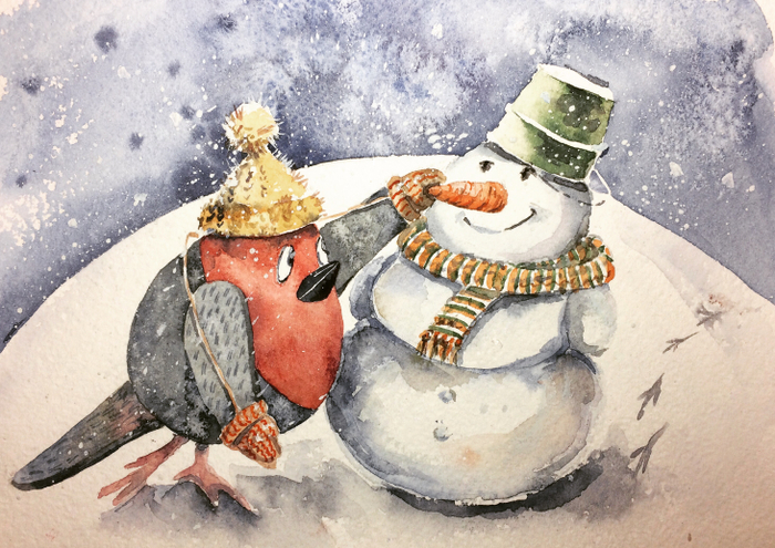 Зимние забавы снегирика